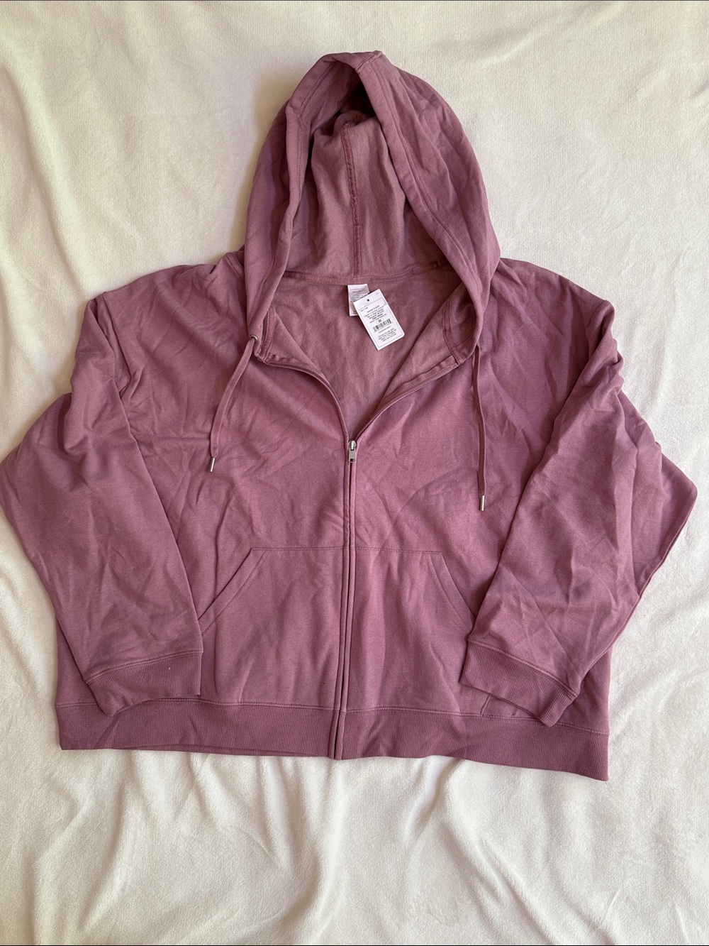 Auden Mauve Zip-Up Hoodie